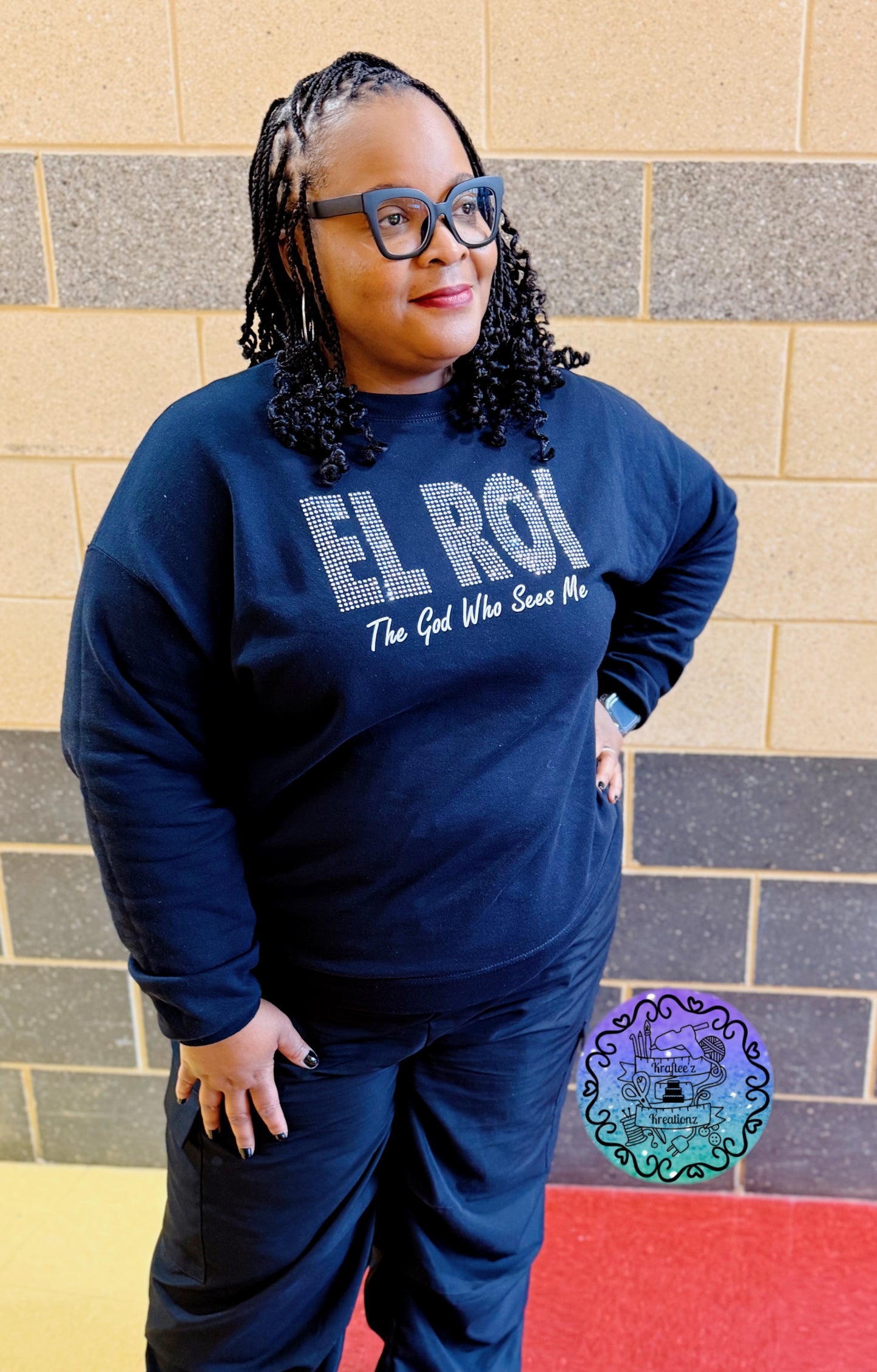 EL ROI Rhinestone Shirt